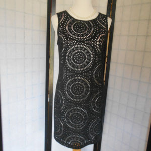 Worthington Black & White Sleeveless Dress